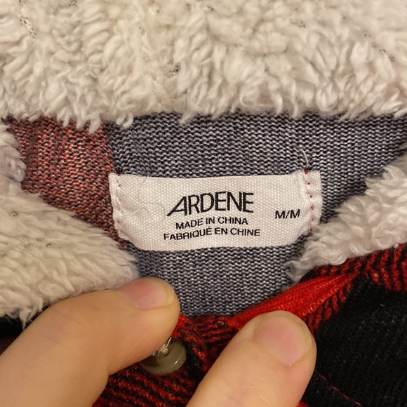 Comfy buffalo plaid long sleeve top with hood - Picture 6 of 7